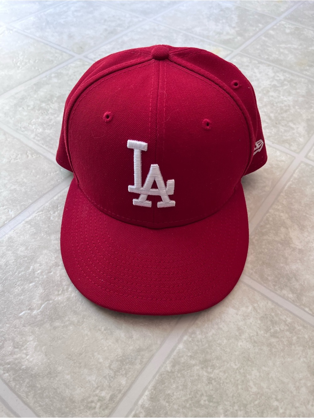 MLB Los Angeles Dodgers 59FIFTY Fitted New Era Cap Red 7 1/8